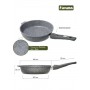 Сковорода "Мечта" с антипригарным покрытием, со съемной ручкой, серия Premium Grey , 24 см