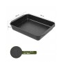 Противень "Мечта" с антипригарным покрытием, серия Гранит black, 33*22 см
